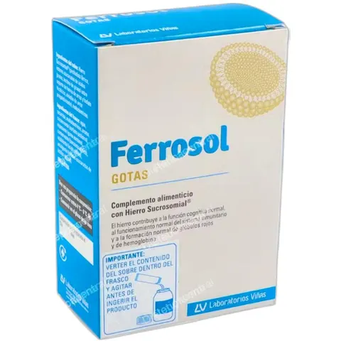 Laboratorios Viñas Ferrosol Gotas 30 ml – imagen 2