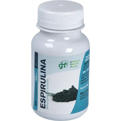 GHF Espirulina 400 mg 200 comp – imagen 2