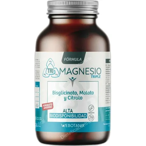 Webotanix magnesio triple 120 cap. – imagen 2
