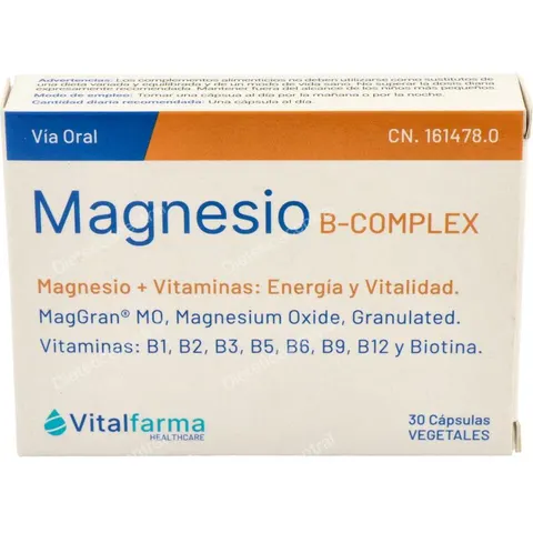 Vitalfarma magnesio + b-complex 30cap. – imagen 2