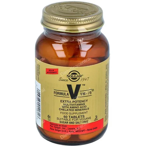 Solgar Formula VM-75 60 Comprimidos – imagen 2