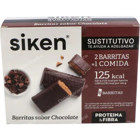 Siken susti barrita choco 8 u – imagen 2