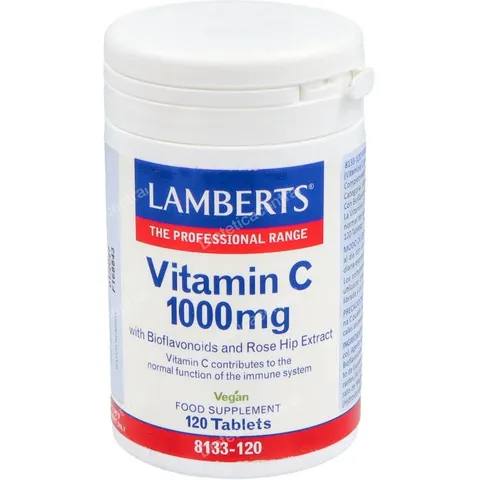 Lamberts Vitamina C 1000 mg 120 Cápsulas – imagen 2