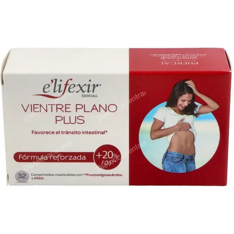 Elifexir Vientre Plano Plus 32 Comprimidos Masticables – imagen 2