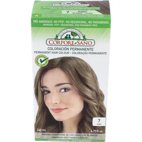 Corpore Sano Tinte 7 Rubio 140ml – imagen 3