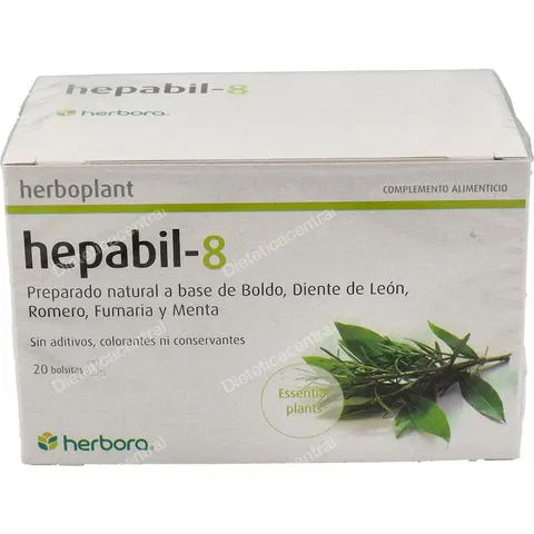 Herbora Hepabil-8 Infusiones 20 Infusiones – imagen 2