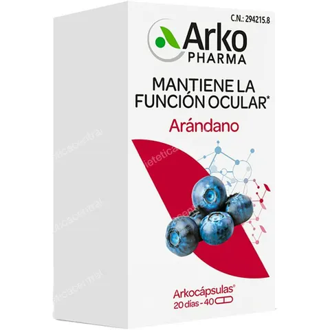 Arkopharma arandanos 40arkocapsulas. bio – imagen 2
