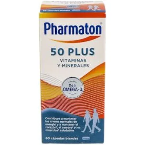 Pharmaton 50 Plus 60 cápsulas – imagen 3
