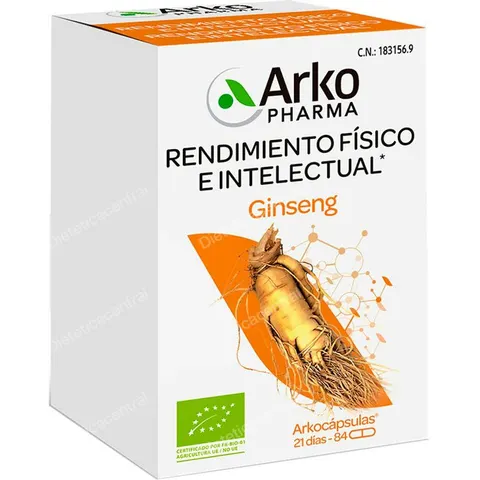 Arkocapsulas Ginseng 84 Cápsulas – imagen 2