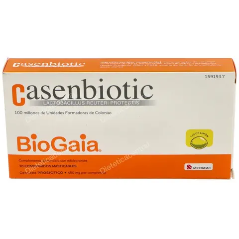 Casenbiotic · 30 comprimidos masticables de limón – imagen 3