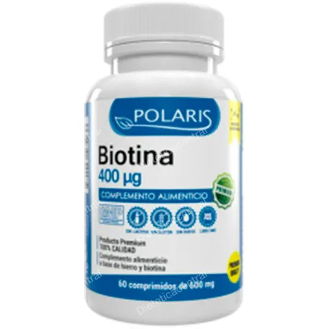 Polaris Biotina 400 mg 60 comp – imagen 2