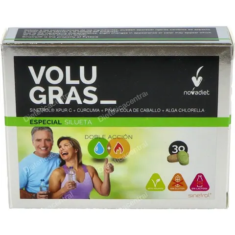NOVADIET Volugras 30caps – imagen 2