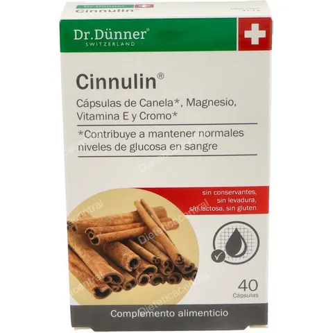 Dr Dünner Cinnulin Canela 40 cápsulas – imagen 2