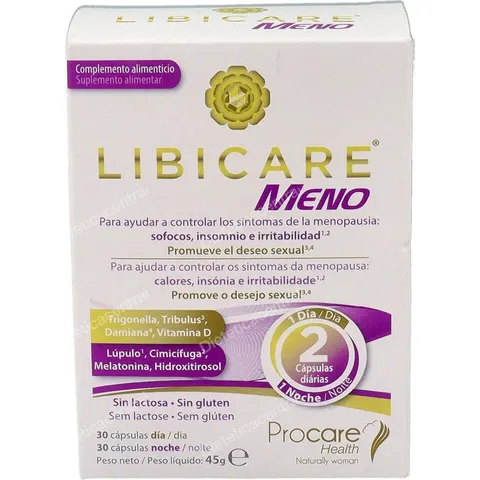 Libicare Meno 30+30 Cápsulas – imagen 2