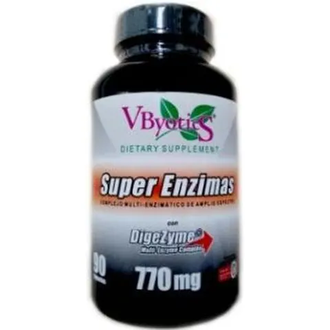 Vbyotics Super Enzimas 90 Cápsulas – imagen 2