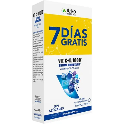 Arkopharma vitamina c+d3 2x20 40 un – imagen 3