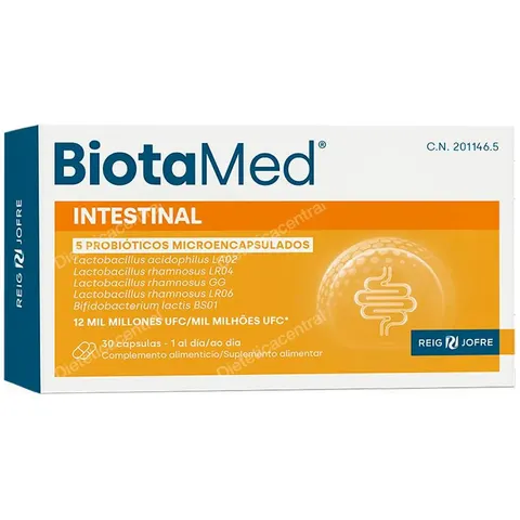 Forte pharma fortebiotic+ flora intestinal 30cap. – imagen 3