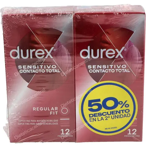 Durex profilactico contacto total 2x12ud – imagen 2