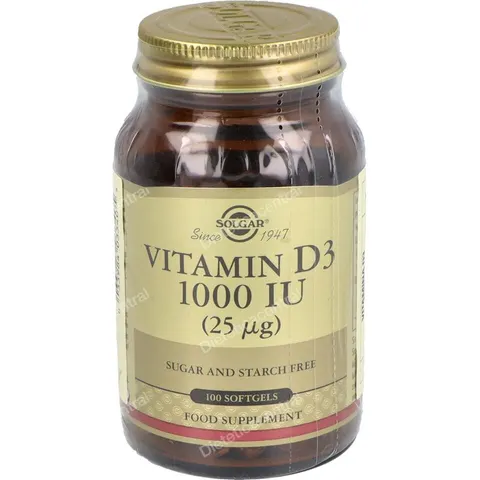 Solgar Vitamina D3 1000 ul 100 Comprimidos – imagen 2