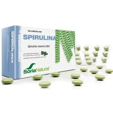 Soria Natural Spirulina 60 comp – imagen 4