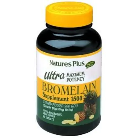 Natures plus ultra bromelaina 1500mg. 60comp. – imagen 2