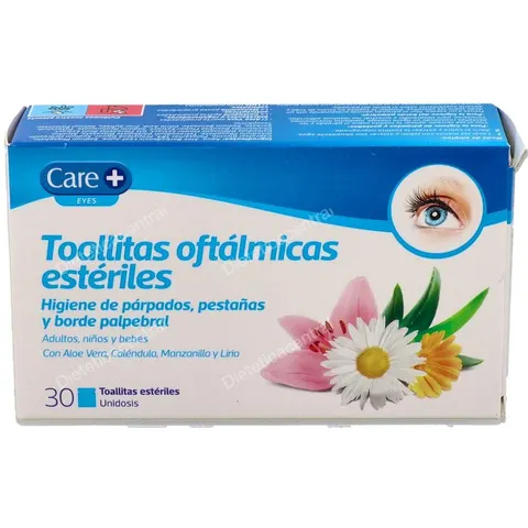 Care+ Toallitas Oftálmicas Estériles 30uds – imagen 3