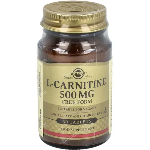 Solgar L-Carnitina 500mg 30 comprimidos – imagen 2