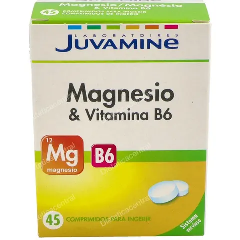 Juvamine magnesio + b6 45comp. – imagen 2