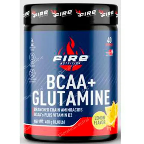 Fire nutrition bcaa + glutamine limon 400 gr – imagen 2