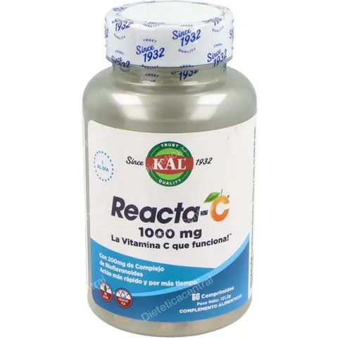 Kal Reacta-c 1000 mg 60 Tabs – imagen 2