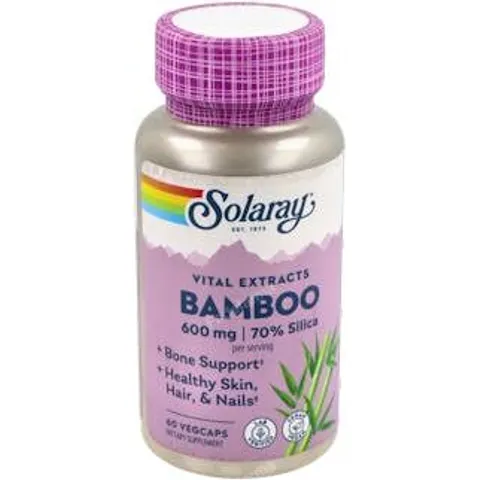 Solaray bamboo 300mg. 60cap. – imagen 2