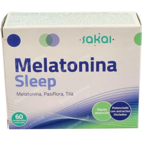 Sakai Melatonina Sleep 60comp – imagen 2