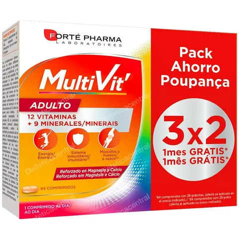 Forte pharma multivit adulto 84comp. – imagen 5