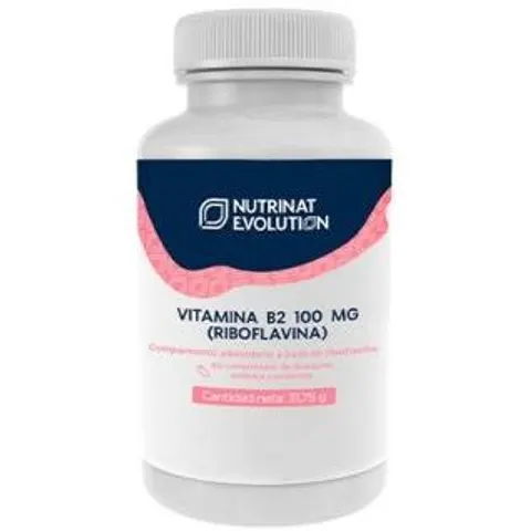 Nutrinat evolution vitamina b2 100mg (riboflavina) 60comp. – imagen 2