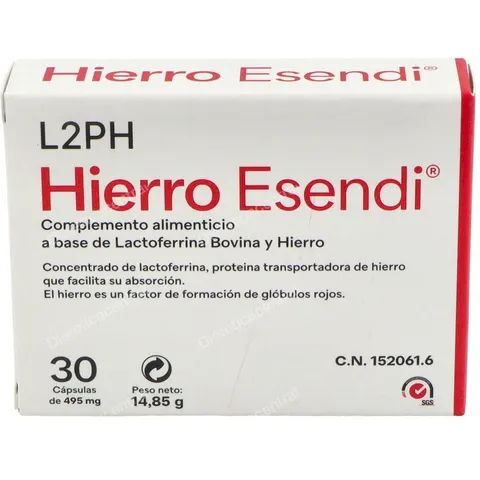 L2Pharma Hierro Esendi 30Cap. – imagen 2