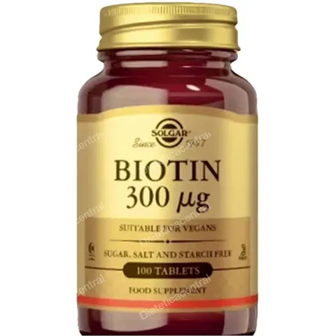 Solgar Biotina 300 µg 100 u – imagen 3