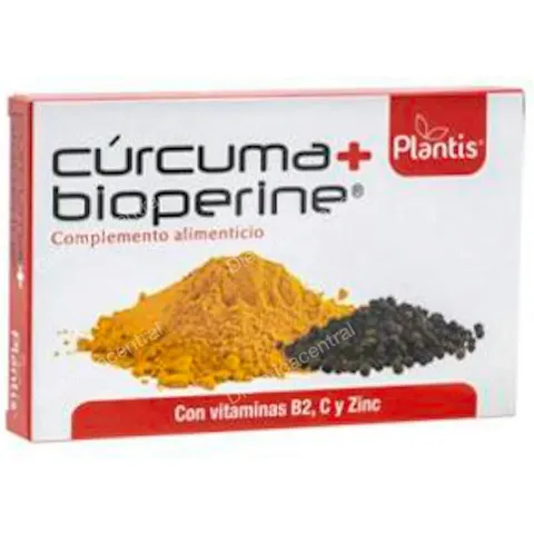 Plantis Cúrcuma + Bioperine 60 Cápsulas – imagen 2