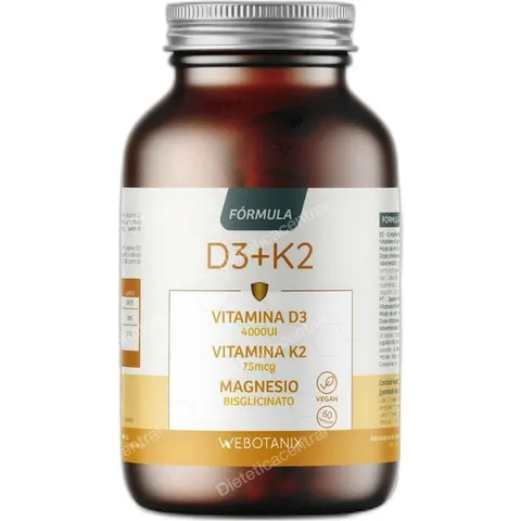 Webotanix vitamina d3+k2 60 vcaps – imagen 2