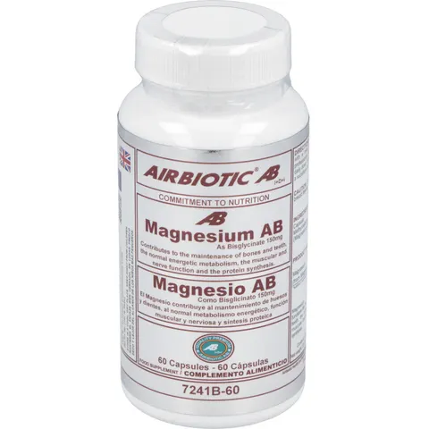 Airbiotic Magnesio AB 150mg 60cáps – imagen 2