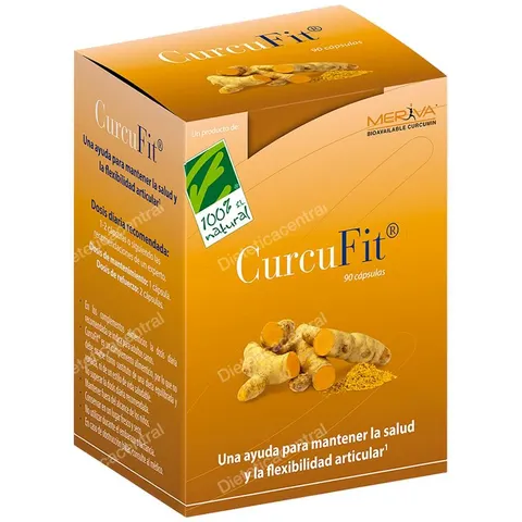100% Natural CurcuFit 90 Cápsulas – imagen 2