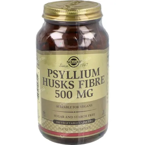 Solgar psyllium fibra cascara 200cap – imagen 2