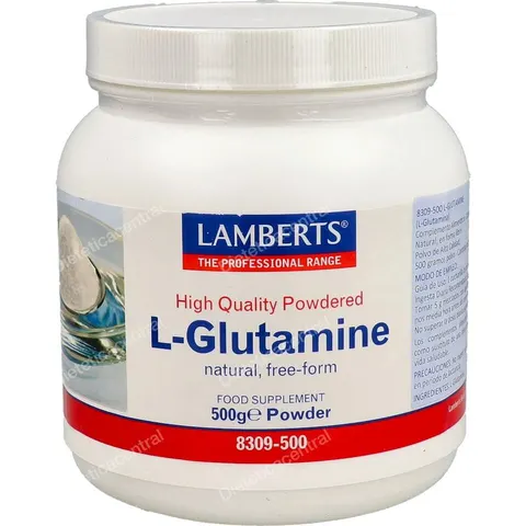 Lamberts l-glutamina polvo 500gr – imagen 3