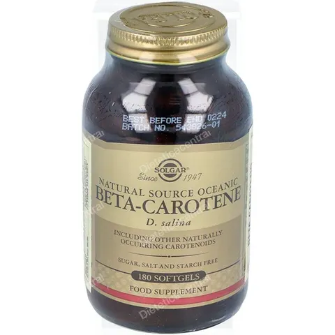 Solgar Beta Caroteno 180 Perlas – imagen 3