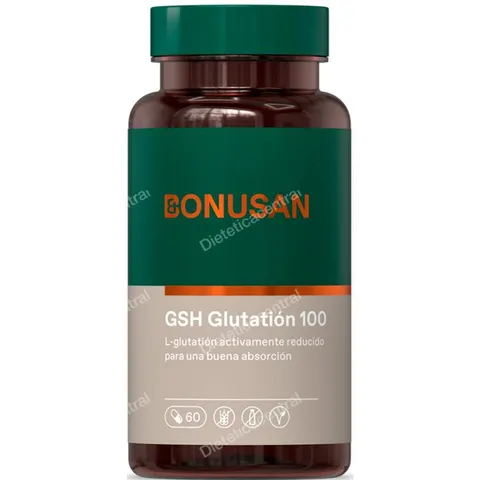 Bonusan GSH Glutatión 100 mg 60 Cápsulas – imagen 2