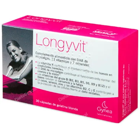 Longyvit 30 cápsulas – imagen 2