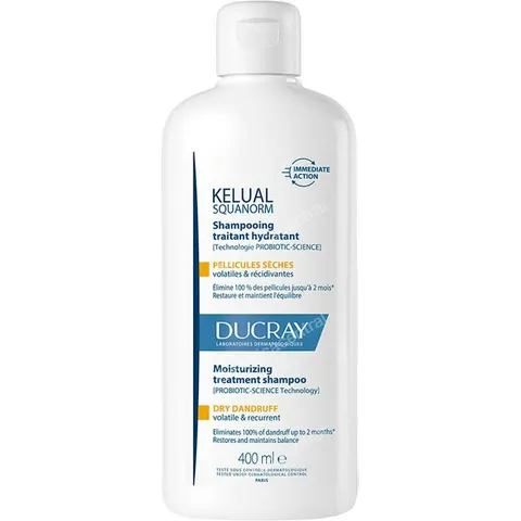 Ducray Kelual Squanorm Champú Caspa Seca 400 ml – imagen 4