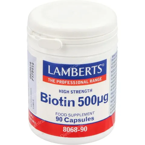 Lamberts Biotin 500mg 90cáps – imagen 2
