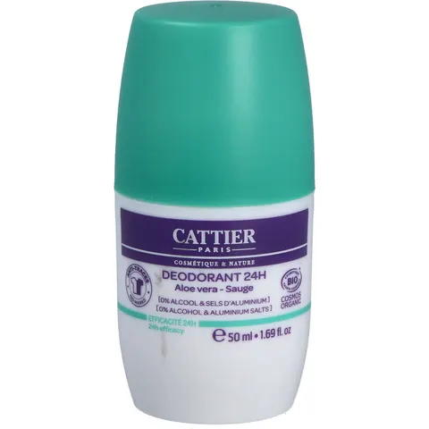 Cattier desodorante roll-on 24h. 50ml. – imagen 2
