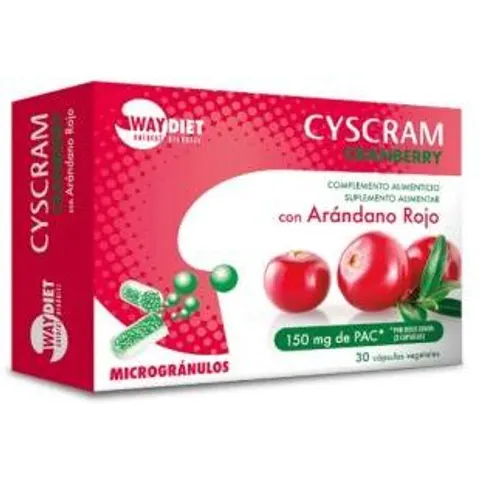 Waydiet natural products cyscram 30cap. – imagen 2