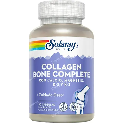 Solaray collagen bone complete 90cap.veg. – imagen 2